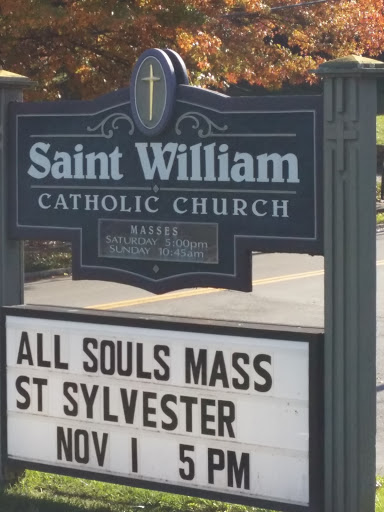 Saint William Catholic Church Sign