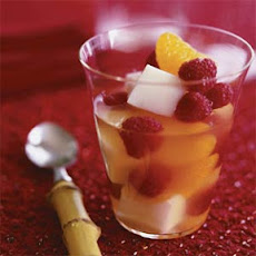Mandarin-Berry-Almond Floats