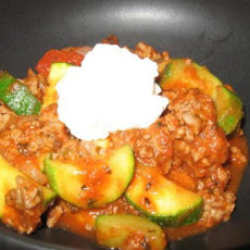 Stove-Top Zucchini and Ground Beef Skillet