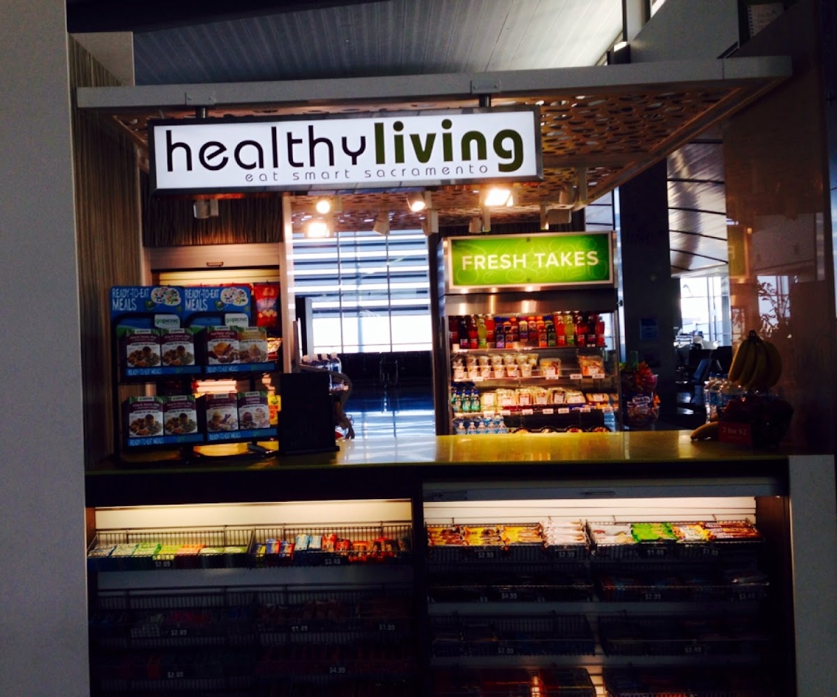 Healthy Living B Terminal at the Sacramento Airport
