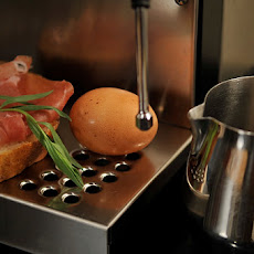 Steamed Scrambled Eggs with Prosciutto Breadcrumbs and Tarragon
