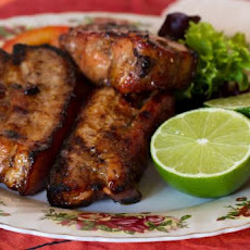 Ginger, Garlic, and Honey Grilled Baby Back Ribs