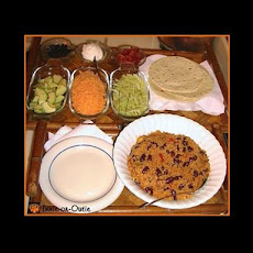 Cousparito or Leftover Skillet Couscous Paella Burrito Platter