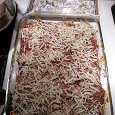 Homemade Manicotti