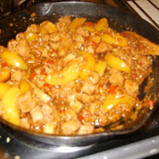 Peachy Chicken With Orzo