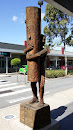 Hug a Log Sculpture