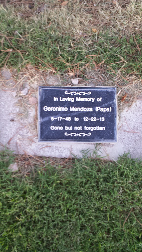 Lone Mountain Park Geronimo Mendoza Memorial