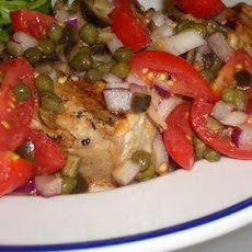 Grilled Tuna with Cherry Tomato Salsa