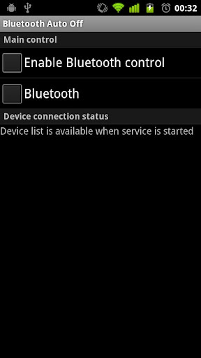 Bluetooth Auto Off