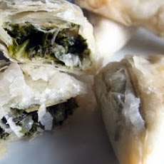 Spinach, Feta, and Phyllo Purses
