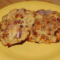Maple Cinnamon Sweet Potato Scones With Pecans