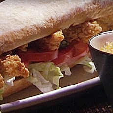 Pan Fried Catfish Po'Boys with Green Tomato Chow Chow