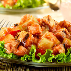 Citrus-Picante Chicken and Melon Salad
