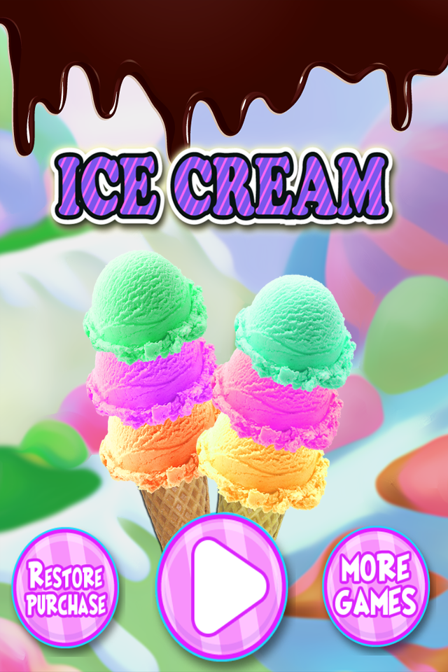 Android application Ice Cream Maker Cooking FREE screenshort