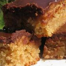Chewy Peanut Butter Brownies