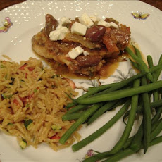 Greek Chicken With Tomatoes and Feta