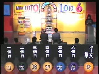 ロト6抽選中継409回