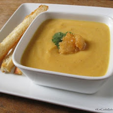 Gingered Butternut Cauliflower Soup