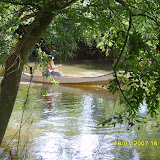 Algonquin on the water with Anthony, July 2007