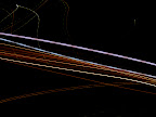 My lens streaks across fireworks