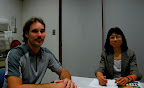 Jason with Shigeko of Setagaya Group Lesson