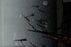I wonder who threw the first knife?
