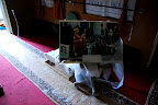 Someone set up this painting here, I liked the light