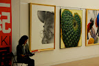 I snuch another gallery photo while this woman had her eyes off my camera.