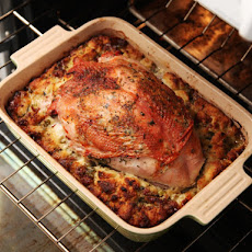 Herb-Roasted Turkey Breast And Stuffing (Thanksgiving For a Small Crowd)