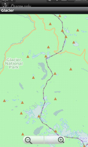 Glacier NP Kalispell Map