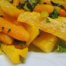 Carrot, Leek and Turnip Saute
