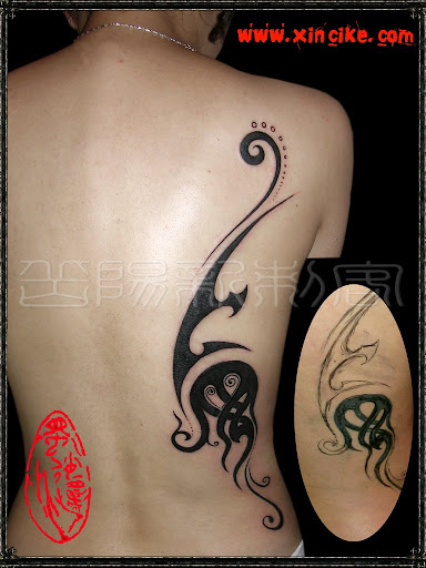 Abstract free tattoo designs