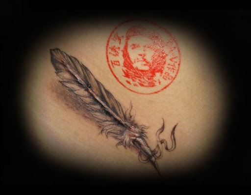 Feather Tattoo by ~heisaspy on deviantART