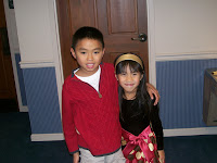 PA December 07 &ndash; My cousins, Kyrin and Trinah, looking adorable all dressed up for their Christmas program.