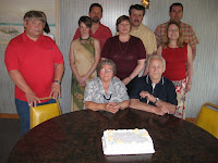 60th Wedding Anniversary &ndash; Mammaw and Pappy with their children and their spouses.