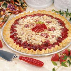 Streusel Strawberry Pizza