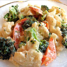 African-Spiced Broccoli-And-Cauliflower Salad