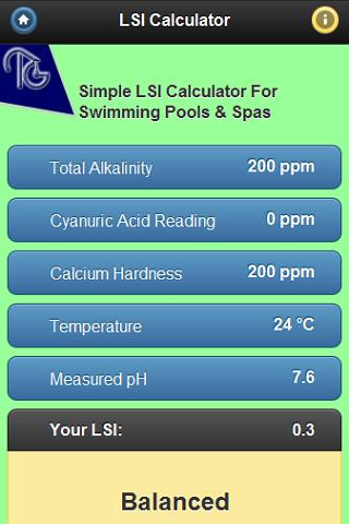 Simple LSI Calculator