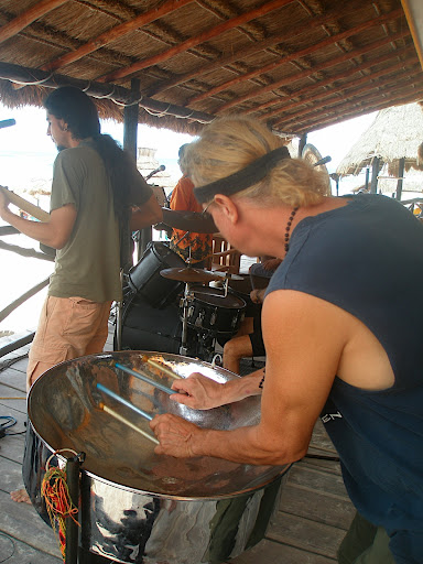 Joseph with steel drum