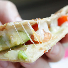 Shrimp Quesadillas with Tomato Avocado Salsa