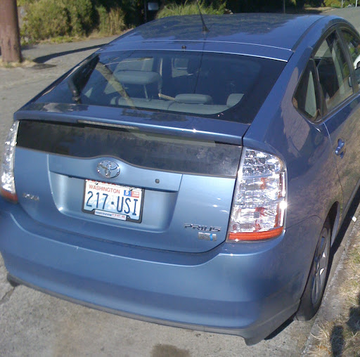Blue Prius IV