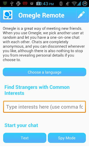 Omegle Remote Multi-Language