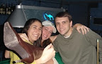 Lila, Heather and I making a scene at The Cellar.