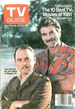 tom selleck magnum p.i. tv guide cover