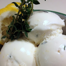 Lemon, Honey and Thyme Frozen Yogurt