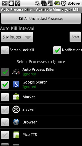 Auto Process Killer Free -1.5+