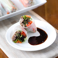 Steak Spring Rolls