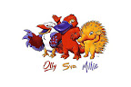 Olly the kookaburra, Syd the platypus and Millie the echidna (Sydnet 2000)