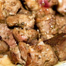 Braised Lamb in Pomegranate Sauce