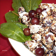 Cream Cheese Grapes With Nuts